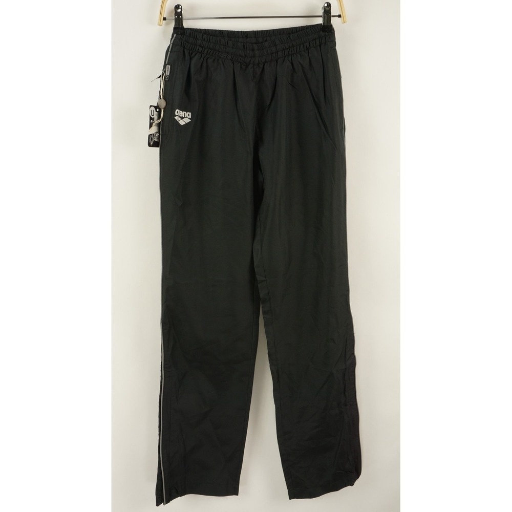 New Arena Team Line Men's XS Black Woven‎ Lightweight Stretch Zip Pocket Pants